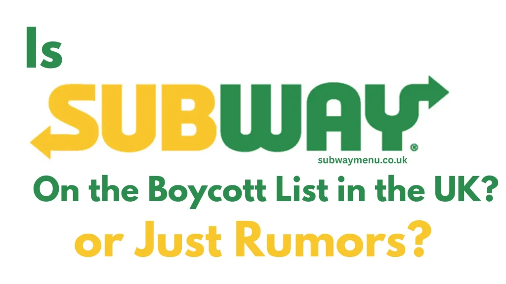 Is Subway boycott